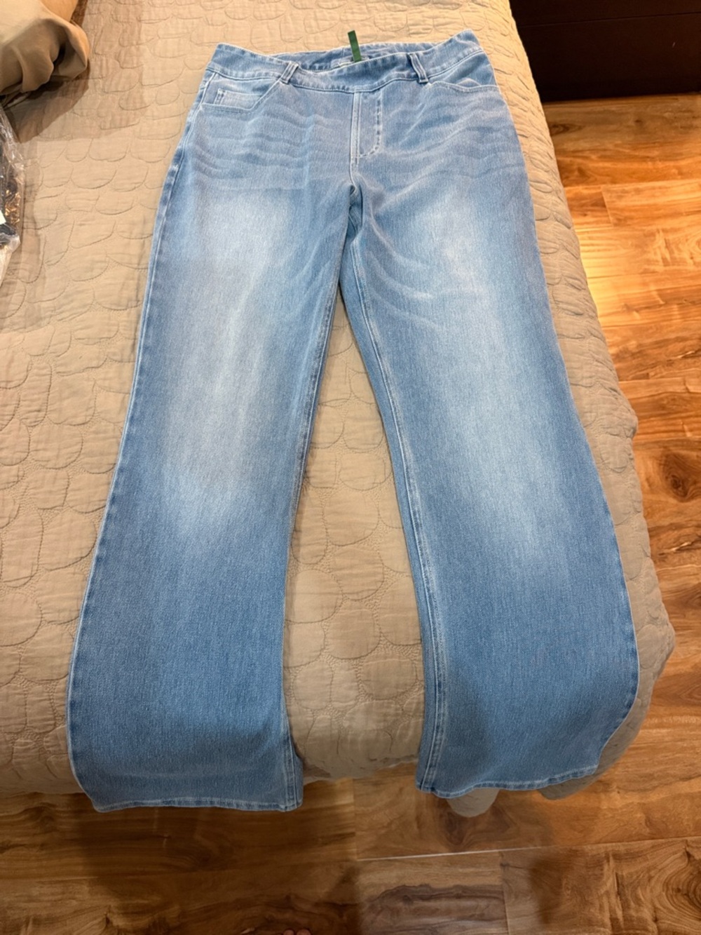 HALARA Light Blue Wide-Leg Jeans